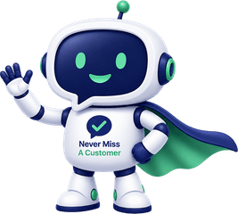Never Miss A Customer mascot
